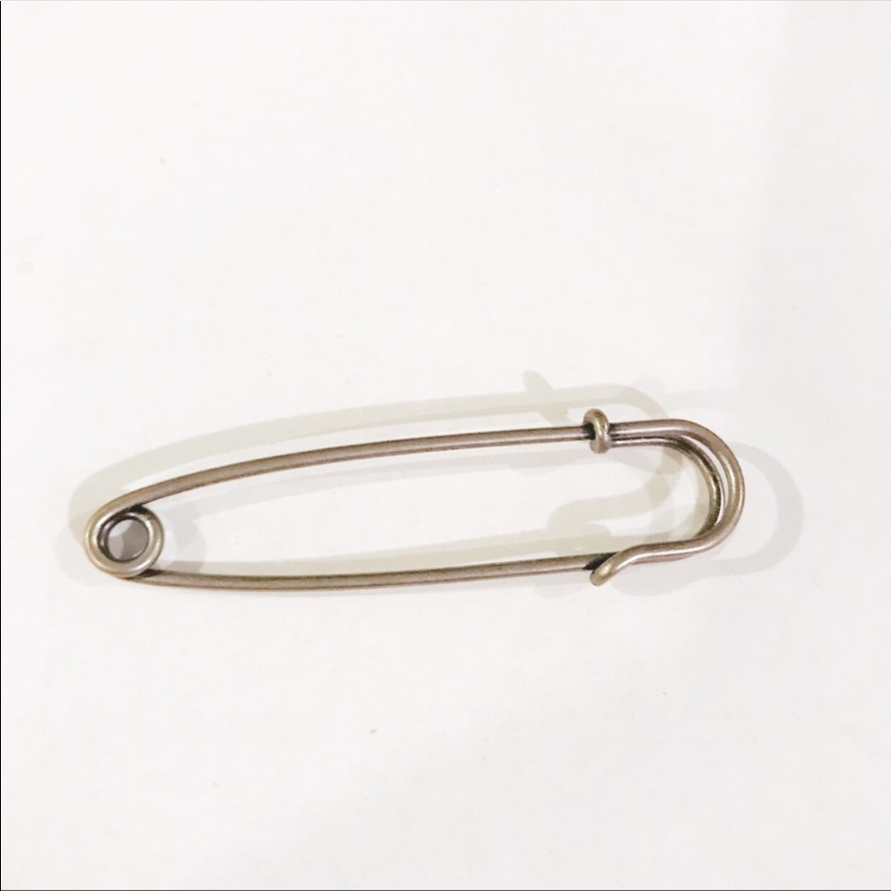 Decorative Oversized Sterling Silver Pin